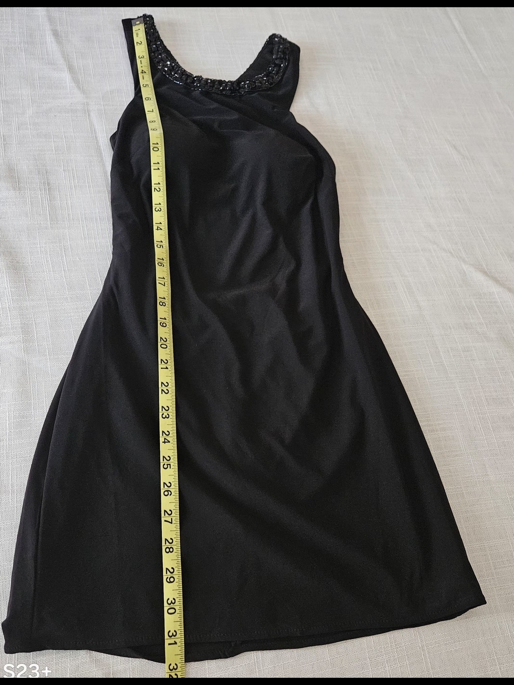 Josh & Jazz Black Embellished Bodycon Dress Strappy Open Back Mini Dress Size 2 - Picture 11 of 12